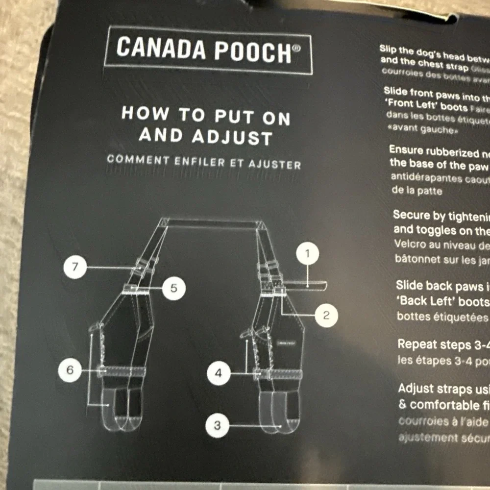 Canada Pooch Suspender Dog Boots (Size 2 Short) NWT- Boots That Stay On NEW